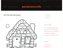 Tablet Screenshot of persiansms.info